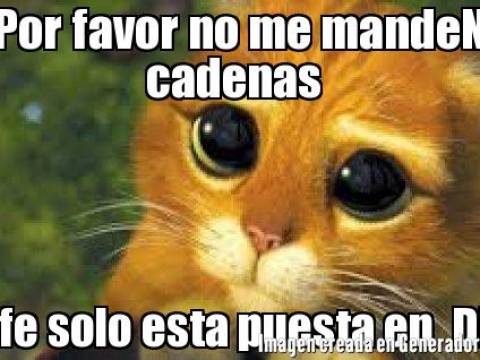 Cadenas de internet, face, whatsapp.. antes de enviar..