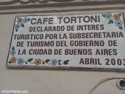 Encuentro : CAFE  TORTONI   