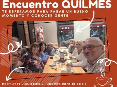 Encuentro CAFECITO DE LOS JUEVES - QUILMES