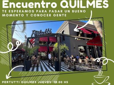 Encuentro Cafecito de los jueves en Quilmes 