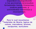 Necesitamos libros y art. de librería. ..: Estamos colaborando con el Espacio de lectura del Hospital Piñero. Si tenés algo para donar de lo que pide el flyer, será muy bienvenido. Desde ya muchas Necesitamos libros y art. de librería. ..: Estamos colaborando con el Espacio de lectura del Hospital Piñero. Si tenés algo para donar de lo que pide el flyer, será muy bienvenido. Desde ya muchas