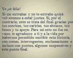 Ve, se feliz............. ..: Que lindo poder despedirse con respeto
 Respeto a uno mismo porque eligió  ese amor. Sino habla muy mal.de uno. Yrespetoaquien nos dio mientras nos amo.
Los desencuent
