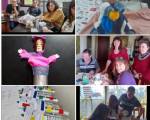 Taller de juguetes a full ..: Gracias Angi
por invitarme al taller de muñecos que vos propusiste y 
por los bonitos muñecos que intentaste enseñarme a hacer,por ahora con poca suerte.
Sigo parti
