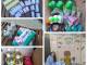 Estas donaciones de Oleo calcáreo, Algodón,. Puré de tomate, Aceite, Bolsas de consorcio,. Jabón/jabón de bebé,. Shampoo y  Crema enjuague fueron compradas con parte de las recaudaciones de l