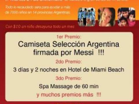 GRAN RIFA DE FIN DE AÑO-CAMISETA DE MESSI FIRMADA X EQUIPO