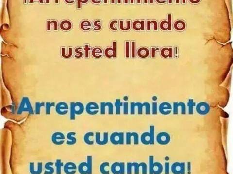 Arrepentirse