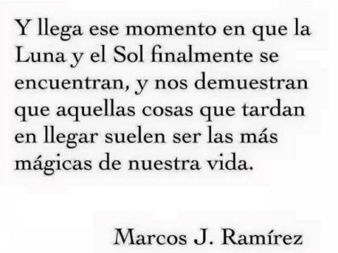 Como la luna y el sol