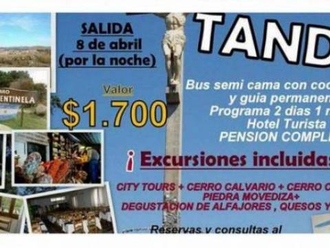 VIAJE A TANDIL 8- 9 ABRIL