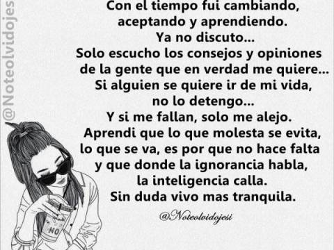 Con el tiempo...