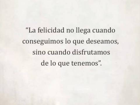 LA FELICIDAD