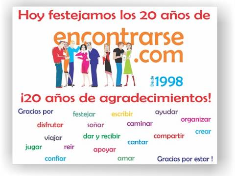 Encontrarse 20 aniversario - Gracias !!