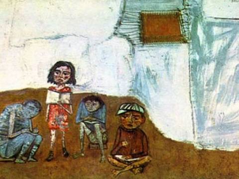 Inspirado en el cuadro de Antonio Berni "Juanito Laguna