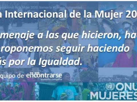 Día Internacional de la Mujer - Igualdad de género para 2030