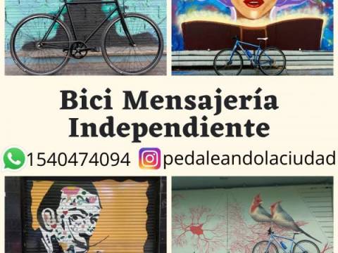 Servicio de bici mensajería independiente