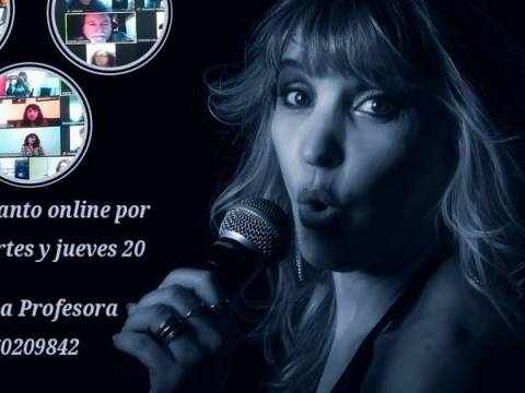Doy clases de canto y de teatro online