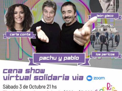 CENA SHOW VIRTUAL SOLIDARIA VIA ZOOM