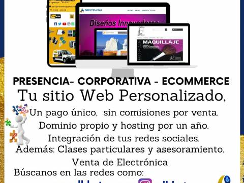 Hacemos tu Pagina Web !!! Aumenta tus Ventas !!!