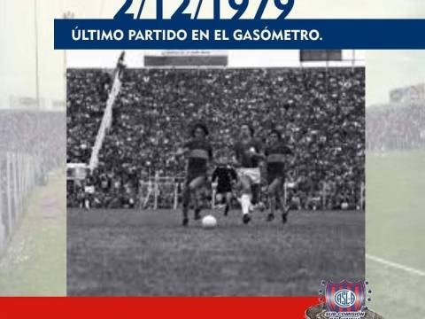 Un día como hoy, el adiós al gasómetro