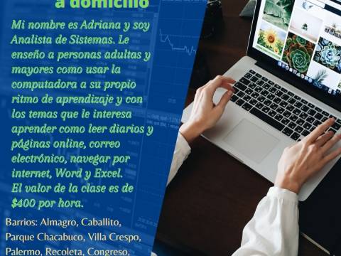 CLASES DE COMPUTACIÓN A DOMICILIO