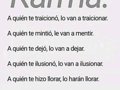 EL KARMA Y EL AMOR .