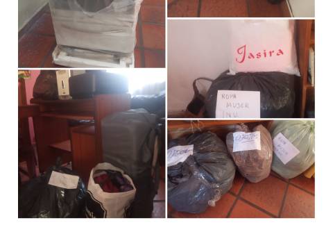 Entrega de donaciones