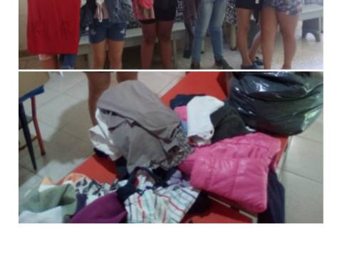 Reparto de donaciones