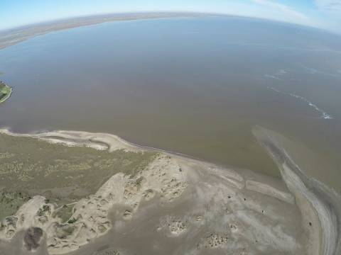 Dicen que antes de entrar en el mar,el río tiembla de miedo