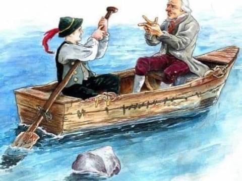 El Barquero y el Erudito (Fábula)