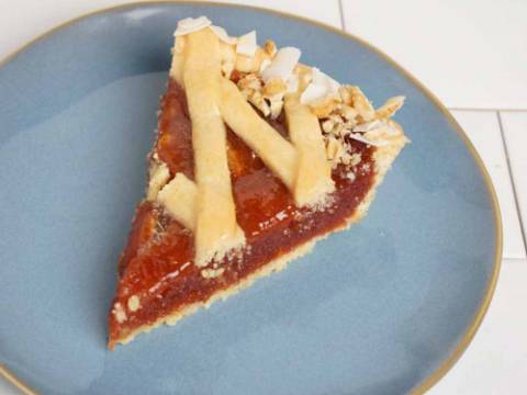 PASTAFROLA DE MEMBRILLO CON VINO Y COCO ...
