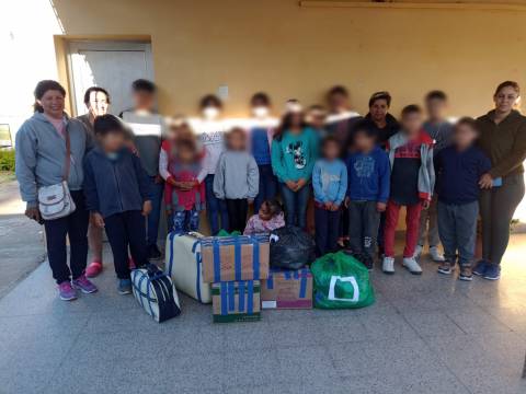 Nuevos ahijados, primera donación.