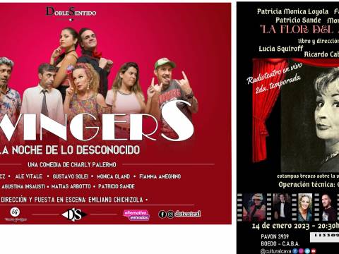 Teatro con descuento SWINGERS y LA FLOR DEL ARRABAL