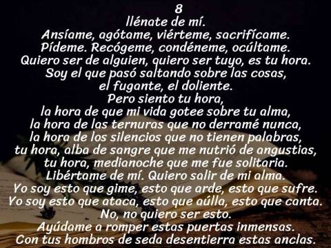 LLenate de mi....