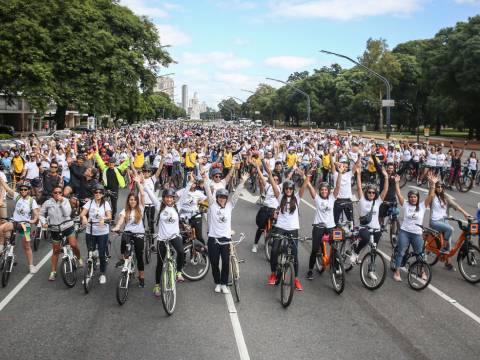 BICICLETEADA MUJERES EN BICI 12 DE MARZO