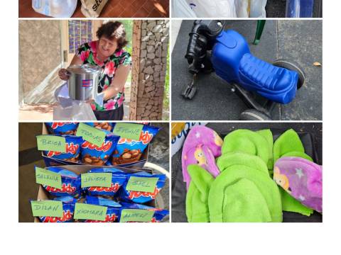 Donaciones en el Hogar de niños judicializados Pascual Crudo