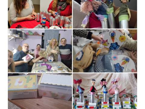Taller de reciclados, fabricamos juguetes