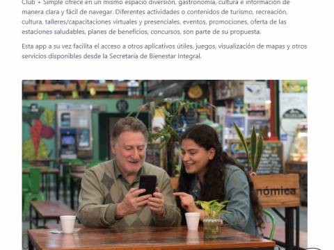 App de la Ciudad CLUB + Simple