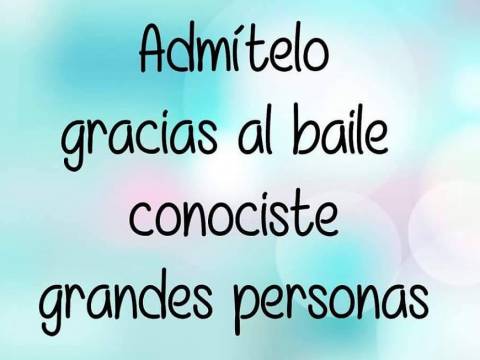 ¿QUÉ LE PASA A TU CUERPO CUANDO BAILAS ?