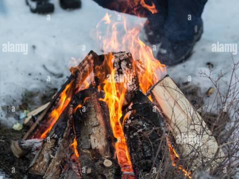 Encender un fuego/ cuento