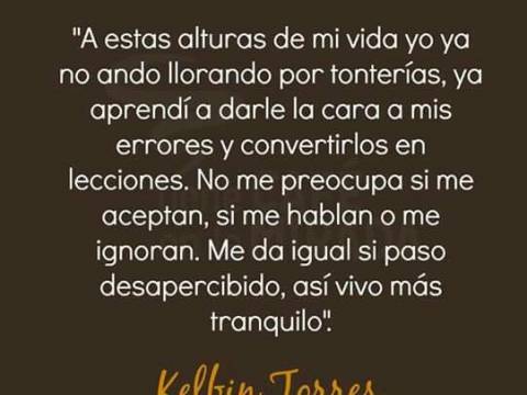 A esta altura de mi vida...
