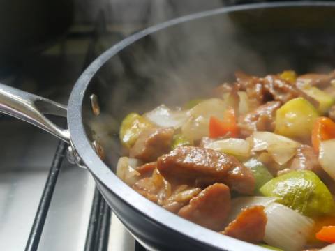 Cocina : Cerdo agridulce estilo chino
