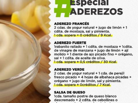 Cocina: Especial Aderezos...porque no??