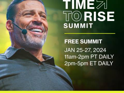 Hora de Levantarse, evento online y gratuito de Tony Robbins