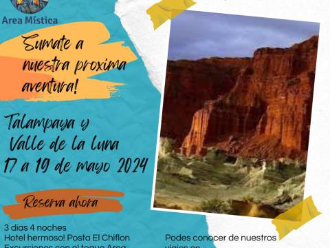 Ya te sumaste a un viaje de Area Mistica? Nos vamos a Talam