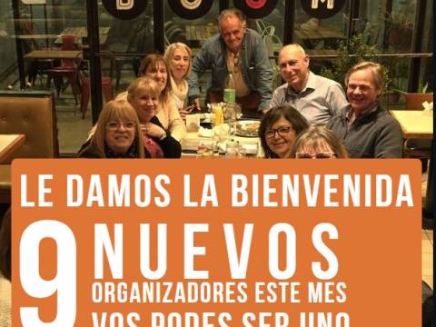 Le damos la bienvenida a 9 Nuevos Organizadores
