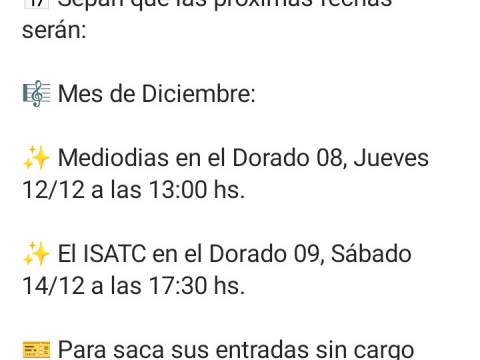 Teatro Colon gratis