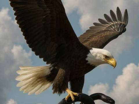 El águila no discute con culebras.