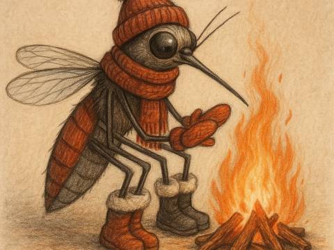 Mosquitos en invierno