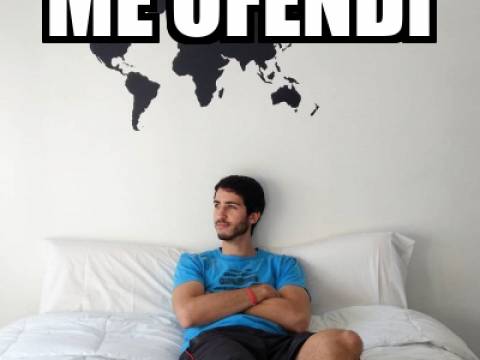 ME OFENDI... :(