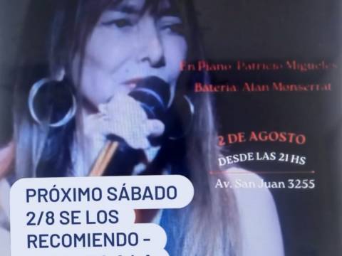 LUCÍA D'AGOSTINO - PRÓXIMO SABADO 2/8