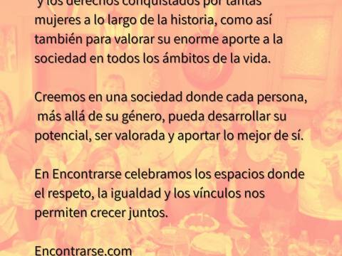 8 de marzo – Día Internacional de la Mujer